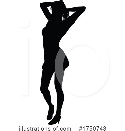 Royalty-Free (RF) Silhouette Clipart Illustration by AtStockIllustration - Stock Sample #1750743