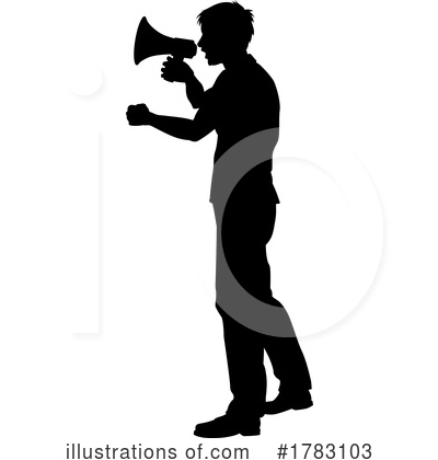 Royalty-Free (RF) Silhouette Clipart Illustration by AtStockIllustration - Stock Sample #1783103