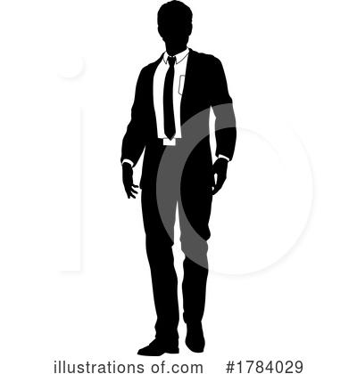 Royalty-Free (RF) Silhouette Clipart Illustration by AtStockIllustration - Stock Sample #1784029