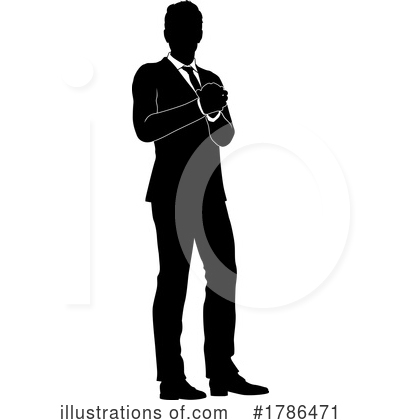 Royalty-Free (RF) Silhouette Clipart Illustration by AtStockIllustration - Stock Sample #1786471