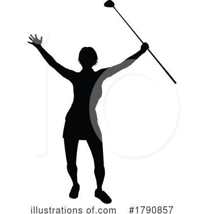 Royalty-Free (RF) Silhouette Clipart Illustration by AtStockIllustration - Stock Sample #1790857