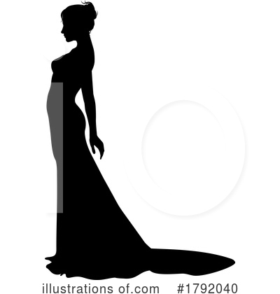Royalty-Free (RF) Silhouette Clipart Illustration by AtStockIllustration - Stock Sample #1792040