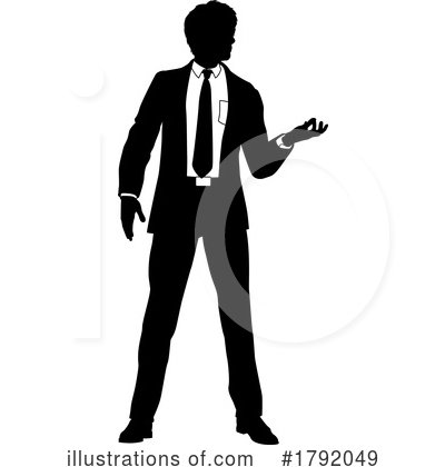 Royalty-Free (RF) Silhouette Clipart Illustration by AtStockIllustration - Stock Sample #1792049