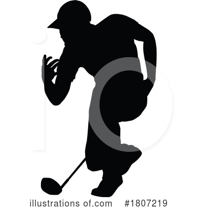 Royalty-Free (RF) Silhouette Clipart Illustration by AtStockIllustration - Stock Sample #1807219