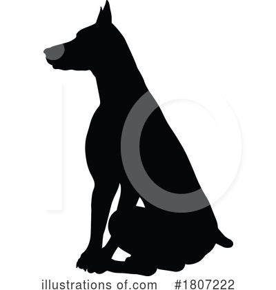 Royalty-Free (RF) Silhouette Clipart Illustration by AtStockIllustration - Stock Sample #1807222