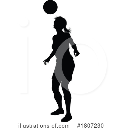 Royalty-Free (RF) Silhouette Clipart Illustration by AtStockIllustration - Stock Sample #1807230