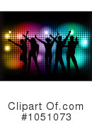 Silhouetted Dancers Clipart #1051073 by KJ Pargeter