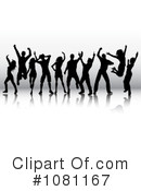 Silhouetted Dancers Clipart #1081167 by KJ Pargeter