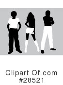 Silhouetted People Clipart #28521 by KJ Pargeter