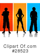 Silhouetted People Clipart #28523 by KJ Pargeter
