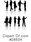 Silhouetted People Clipart #28534 by KJ Pargeter