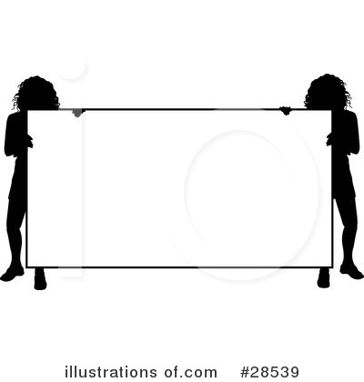 Royalty-Free (RF) Silhouetted People Clipart Illustration by KJ Pargeter - Stock Sample #28539