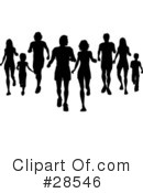 Silhouetted People Clipart #28546 by KJ Pargeter