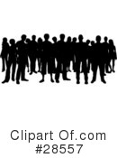 Silhouetted People Clipart #28557 by KJ Pargeter