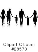 Silhouetted People Clipart #28573 by KJ Pargeter