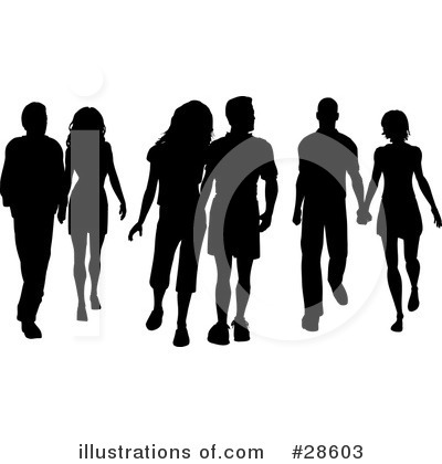 Walking Clipart #28603 by KJ Pargeter