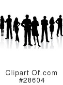 Silhouetted People Clipart #28604 by KJ Pargeter