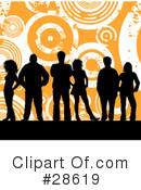 Silhouetted People Clipart #28619 by KJ Pargeter