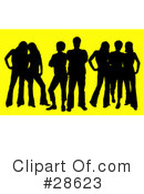 Silhouetted People Clipart #28623 by KJ Pargeter