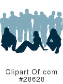 Silhouetted People Clipart #28628 by KJ Pargeter