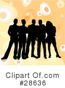 Silhouetted People Clipart #28636 by KJ Pargeter