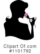 Silhouetted Woman Clipart #1101792 by BNP Design Studio