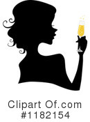 Silhouetted Woman Clipart #1182154 by BNP Design Studio