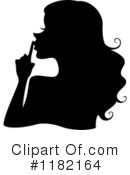 Silhouetted Woman Clipart #1182164 by BNP Design Studio