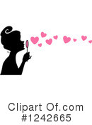 Silhouetted Woman Clipart #1242665 by BNP Design Studio