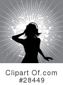 Silhouetted Woman Clipart #28449 by KJ Pargeter