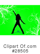 Silhouetted Woman Clipart #28505 by KJ Pargeter