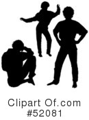 Silhouettes Clipart #52081 by dero