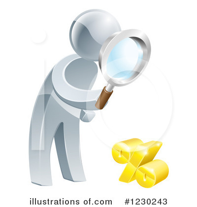 Magnifying Glass Clipart #1230243 by AtStockIllustration