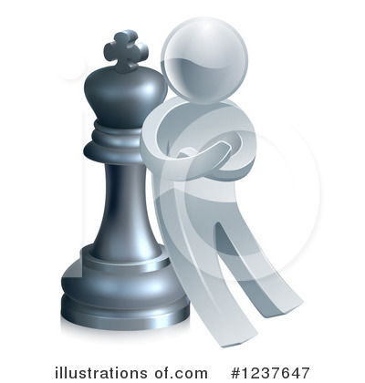 Royalty-Free (RF) Silver Man Clipart Illustration by AtStockIllustration - Stock Sample #1237647