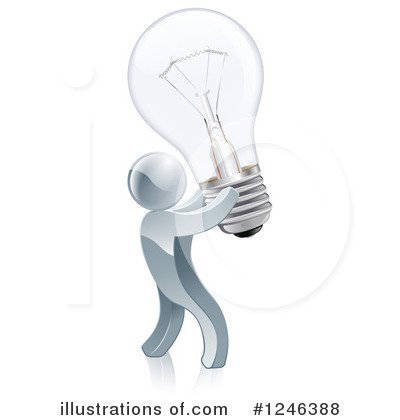Lightbulb Clipart #1246388 by AtStockIllustration