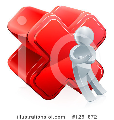 Silver Person Clipart #1261872 by AtStockIllustration