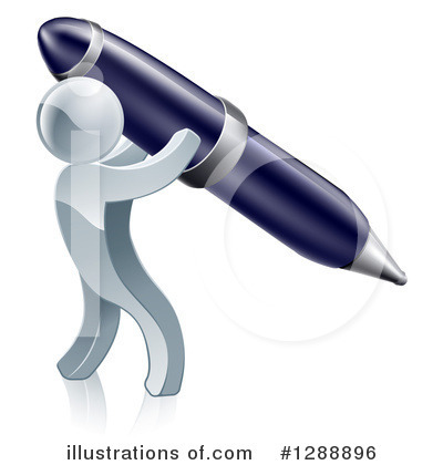 Writing Clipart #1288896 by AtStockIllustration