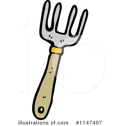 Royalty-Free (RF) Silverware Clipart Illustration by lineartestpilot - Stock Sample #1147407