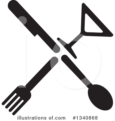 Silverware Clipart #1340868 by ColorMagic