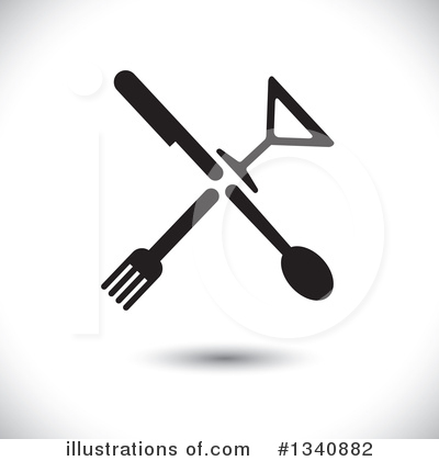 Silverware Clipart #1340882 by ColorMagic