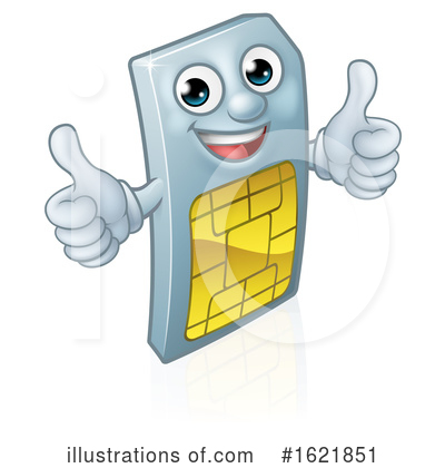 Sim Card Clipart #1621851 by AtStockIllustration