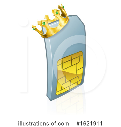 Royalty-Free (RF) Sim Card Clipart Illustration by AtStockIllustration - Stock Sample #1621911