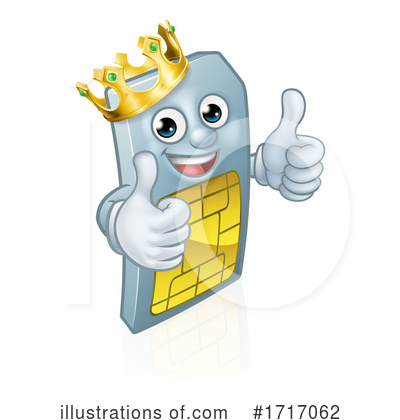 Royalty-Free (RF) Sim Card Clipart Illustration by AtStockIllustration - Stock Sample #1717062