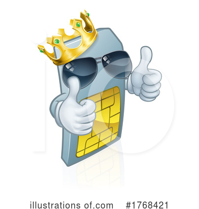 Royalty-Free (RF) Sim Card Clipart Illustration by AtStockIllustration - Stock Sample #1768421
