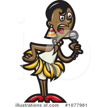 Royalty-Free (RF) Singer Clipart Illustration by jtoons - Stock Sample #1077961