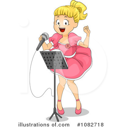 Royalty-Free (RF) Singer Clipart Illustration by BNP Design Studio - Stock Sample #1082718