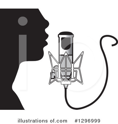 Royalty-Free (RF) Singer Clipart Illustration by Lal Perera - Stock Sample #1296999