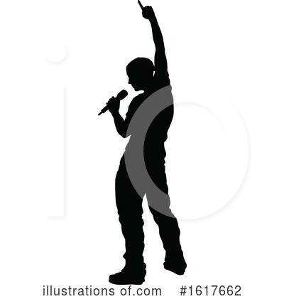 Royalty-Free (RF) Singer Clipart Illustration by AtStockIllustration - Stock Sample #1617662