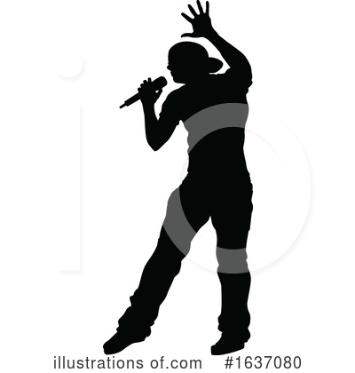 Royalty-Free (RF) Singer Clipart Illustration by AtStockIllustration - Stock Sample #1637080
