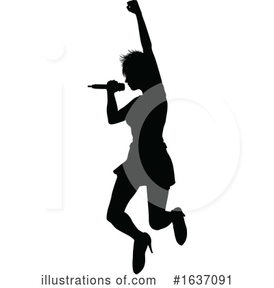 Royalty-Free (RF) Singer Clipart Illustration by AtStockIllustration - Stock Sample #1637091